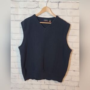 Vintage Saddlebred Men's 100% Cotton Grandpa Sweater Vest 2X